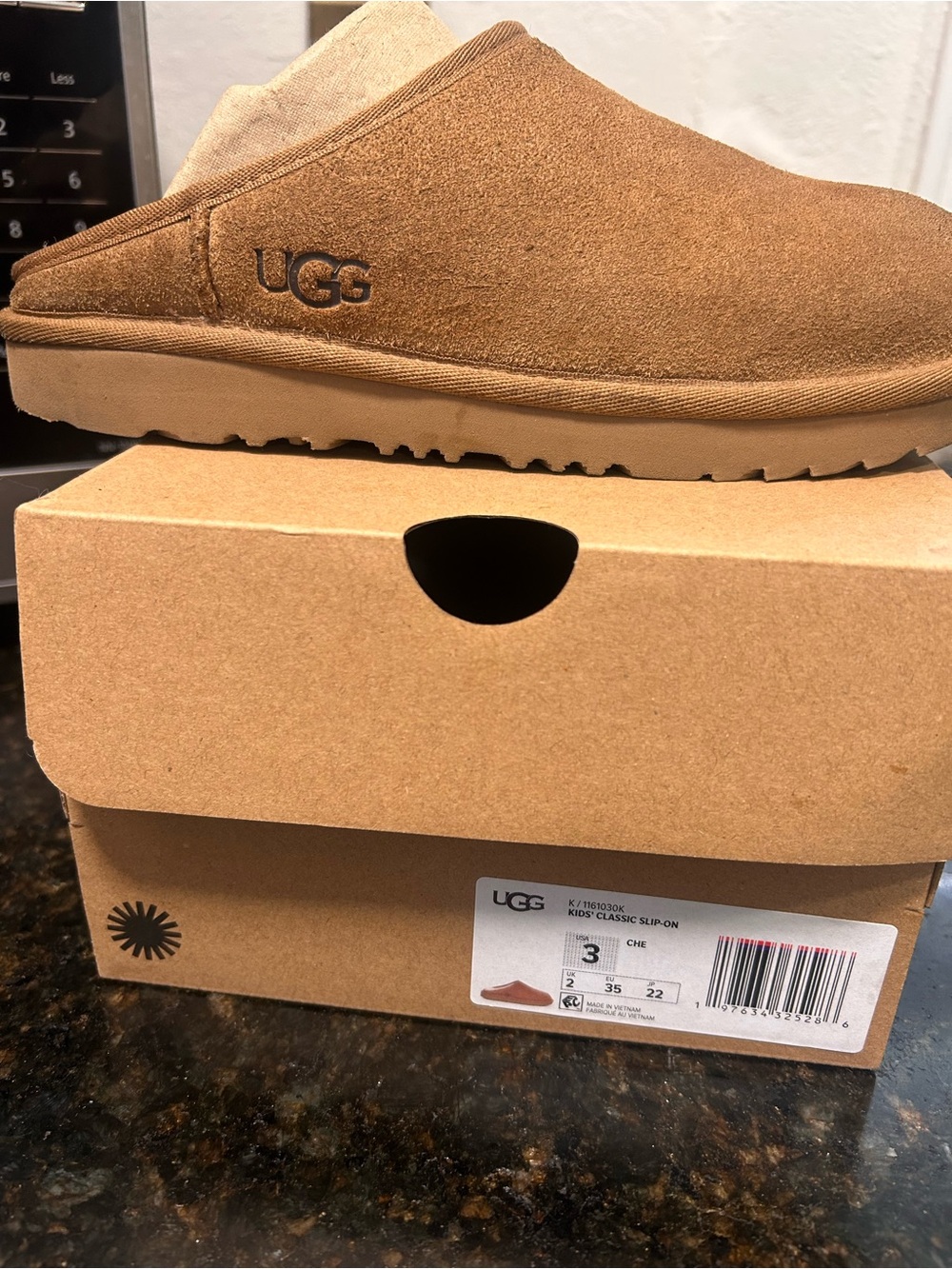 UGG Men's Slip-On Loafers in Chestnut Brown Suede perfect for this season